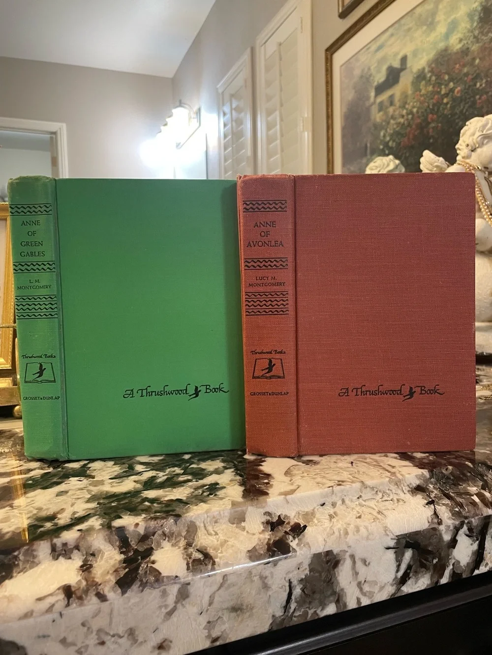1935 Anne of Green Gables & Anne of Avonlea Set, A Thrushwood Books Vintage